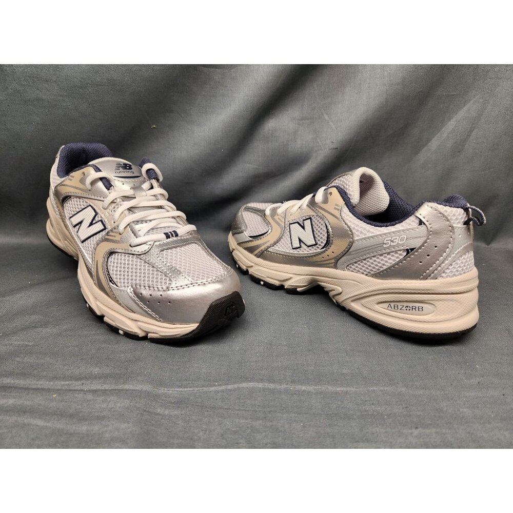 New Balance 530 Sneakers Mesh GR530KA Grey Silver YOUTH Size 6 NEW NO BOX!
